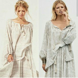 Spell & the Gypsy Moroccan Luxe Blouse Sand Top